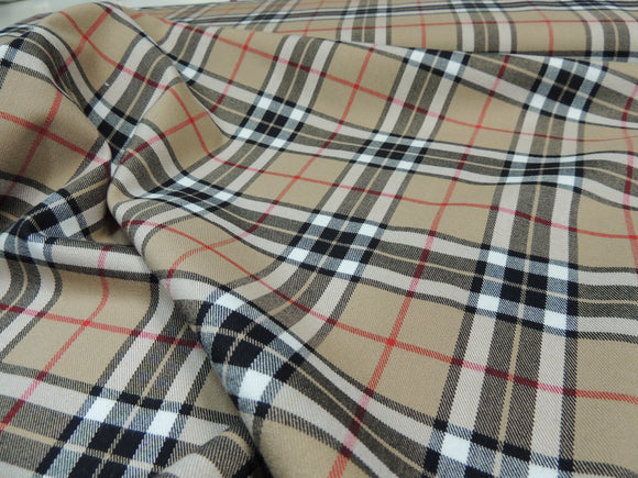 TESSUTO SCOZZESE ABBIGLIAMENTO CM 150