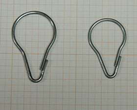 GANCI APERTI PER TENDE IN METALLO