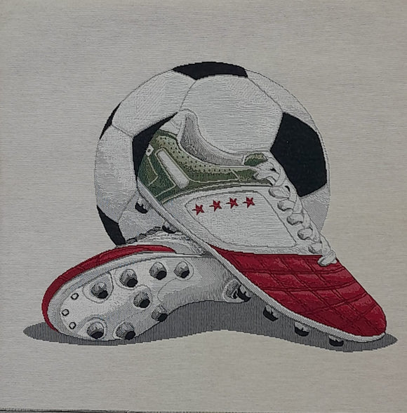 CUSCINI GOBELIN CON MOTIVI FOOTBALL