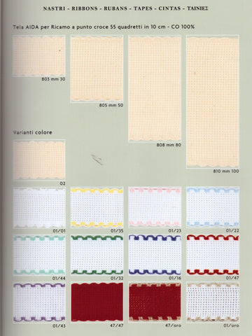 NASTRO TELA AIDA - 0