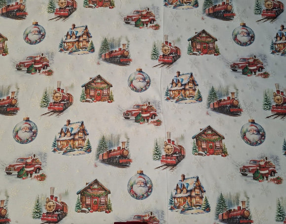 TESSUTO NATALE CM 140