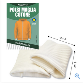 BORDI MAGLIA E POLSI COTONE
