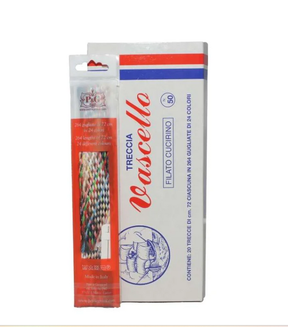 TRECCE RAMMENDO COTONE E LANA