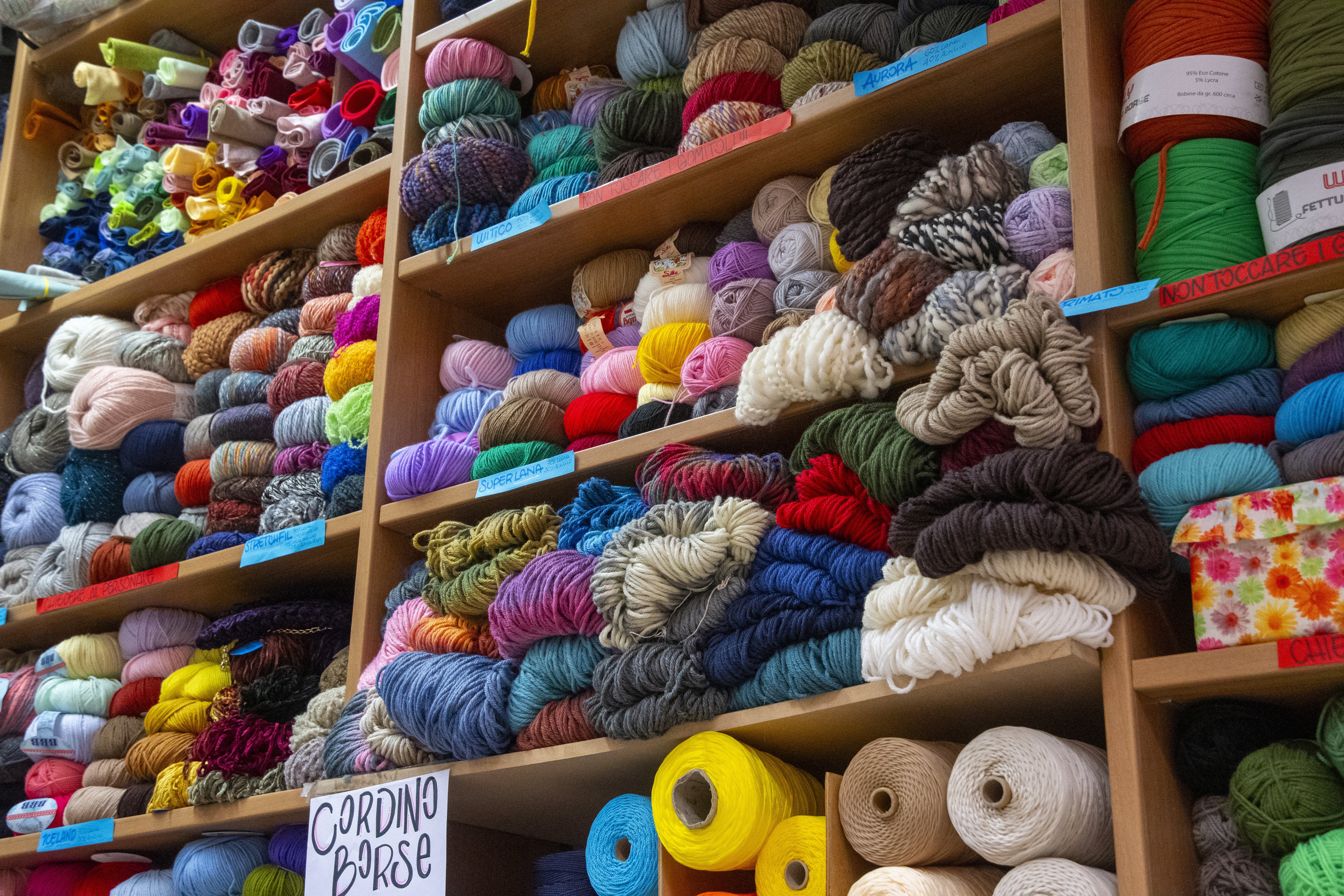 Tutti i nostri gomitoli di lana