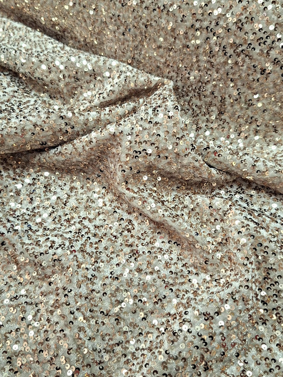 Tessuto velluto e paillettes