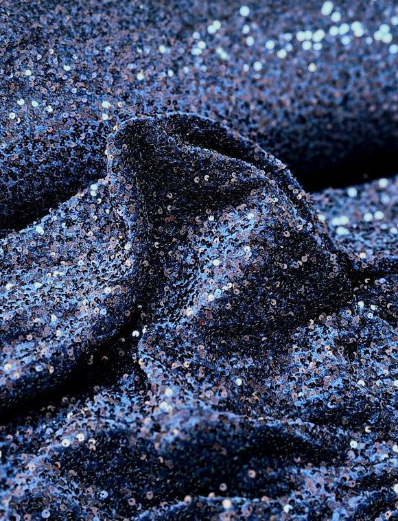 Tessuto velluto e paillettes