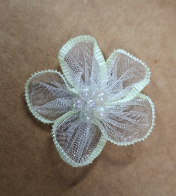 FIORELLINO ORGANZA BORDATO