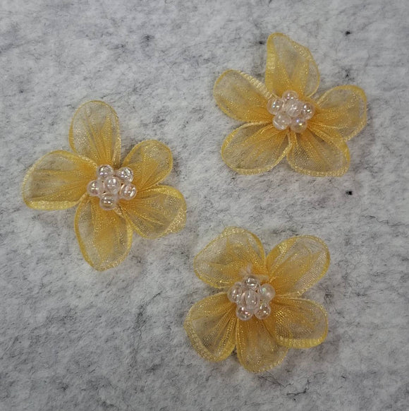 FIORELLINO ORGANZA BORDATO