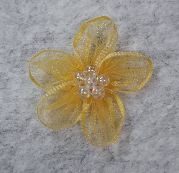 FIORELLINO ORGANZA BORDATO