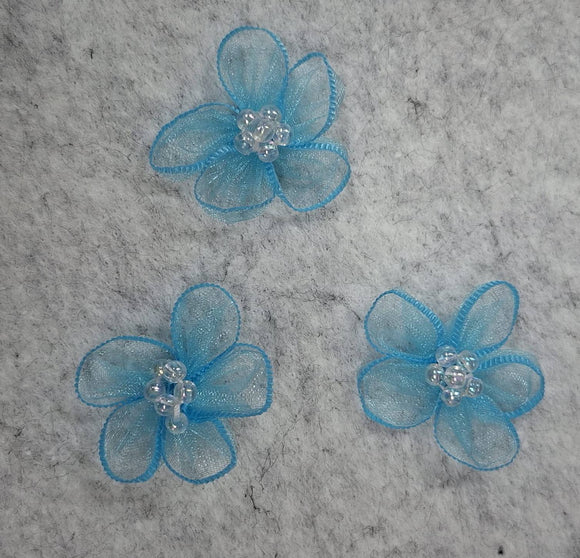 FIORELLINO ORGANZA BORDATO