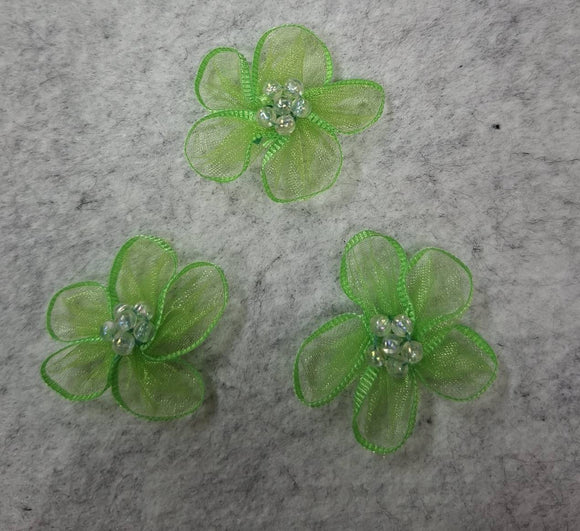 FIORELLINO ORGANZA BORDATO