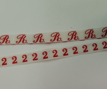 LETTERE E NUMERI ROSSI