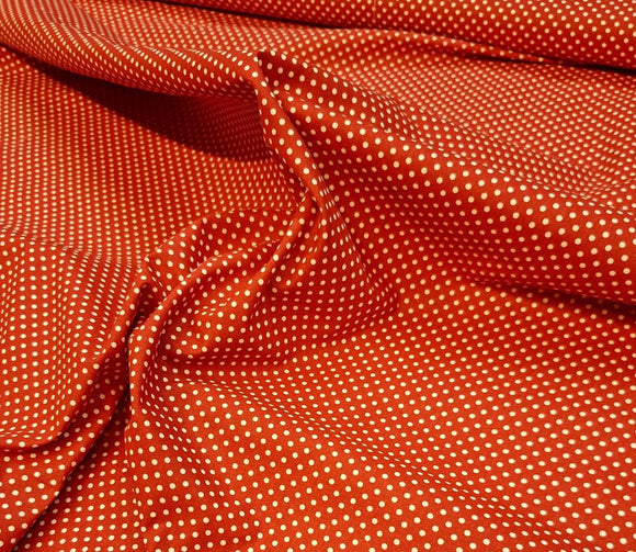TESSUTO COTONE POIS PICCOLO CM 150