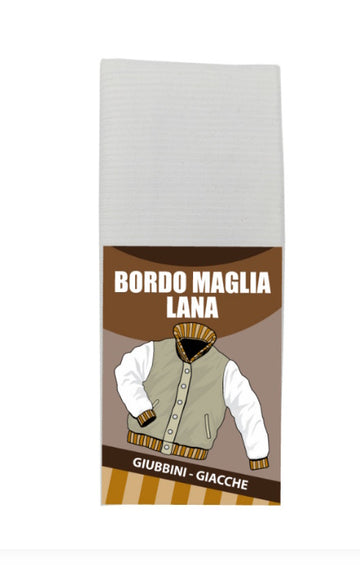 BORDI MAGLIA E POLSI LANA